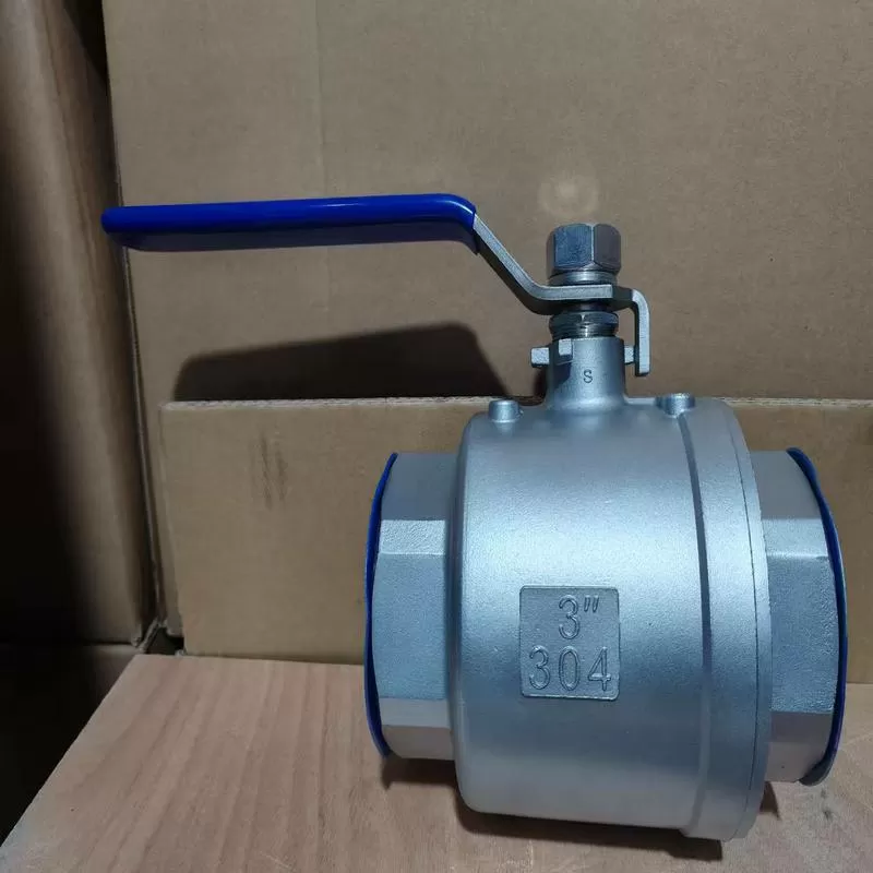 Q11F two-piece 304 stainless steel /CF8 ball valve DN100 PT(ZG)/RC internal thread suitable for Q11F-10P-DN100 up to 64 kg