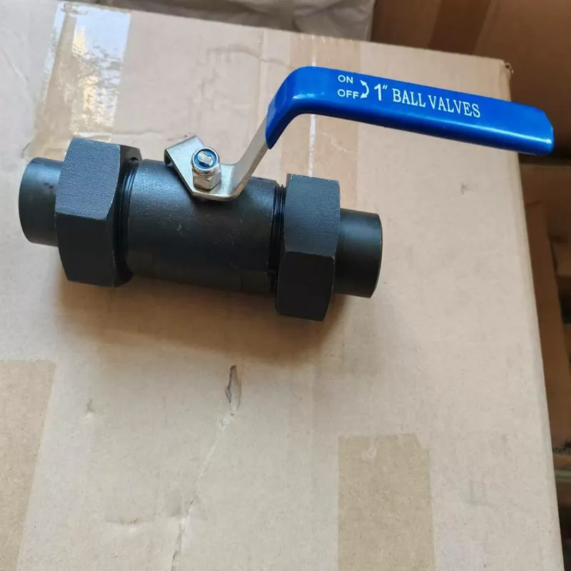 Carbon steel WCB wide double outer wire ball valve Q21F-16C-DN40 nominal pressure PN16