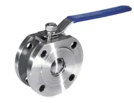 Sandwich ball valve, ball valve