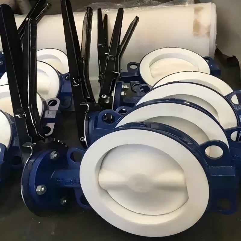 Fluorine lined butterfly valve，Fluorine lined valve， butterfly valve