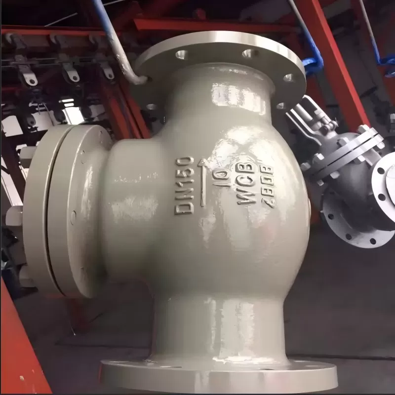 Large diameter swing check valve with damping cylinder,Swing Type Check ValveLarge ,