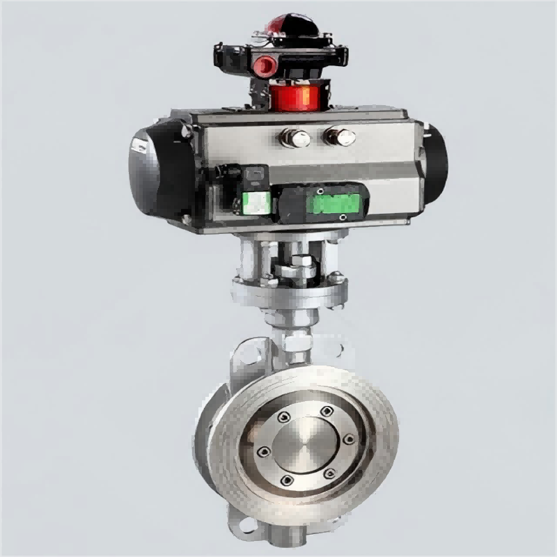 Pneumatic hard seal butterfly valve,Pneumatic hard seal butterfly valve,Hard seal butterfly valve