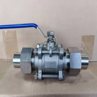 Q21F three-piece loose butt welding ball valve, loose butt welding ball valve