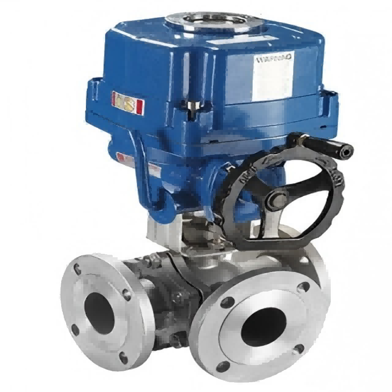 FBQ944/5F explosion-proof electric three-way ball valve, explosion-proof electric three-way ball valve, electric three-way ball valve