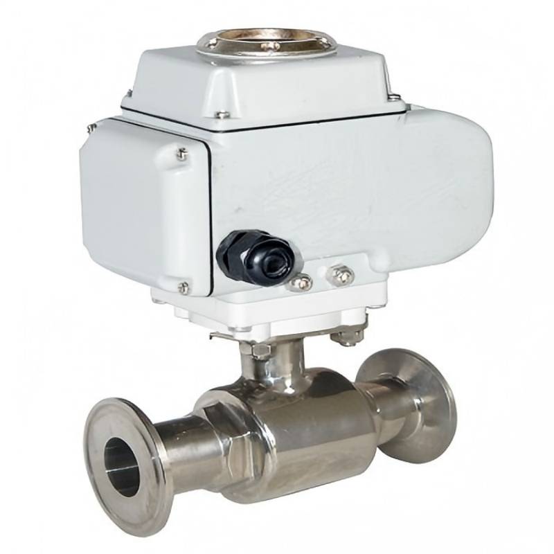 Q981F electric sanitary ball valve；electric sanitary ball valve， sanitary ball valve