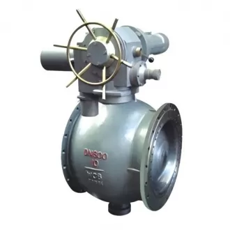 Eccentric half ball valve. ball valve