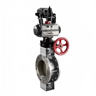 Pneumatic ventilated butterfly valve, ventilated butterfly valve,butterfly valve