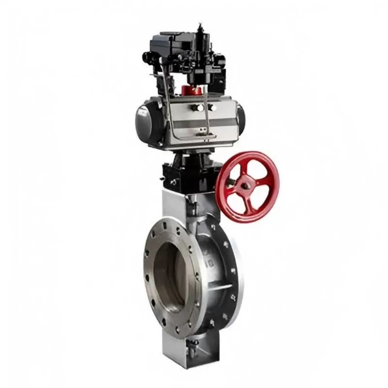Pneumatic ventilated butterfly valve, ventilated butterfly valve,butterfly valve