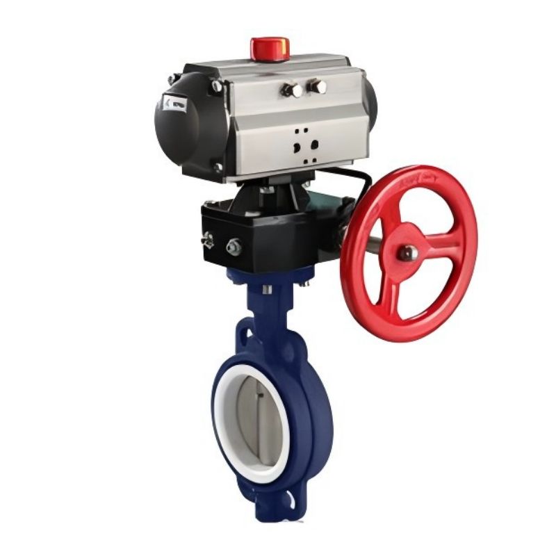 Pneumatic soft seal butterfly valve,soft seal butterfly valve, butterfly valve