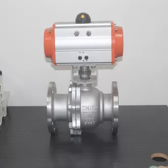 Q641W stainless steel pneumatic ball valve, stainless steel pneumatic ball valve,pneumatic ball valve