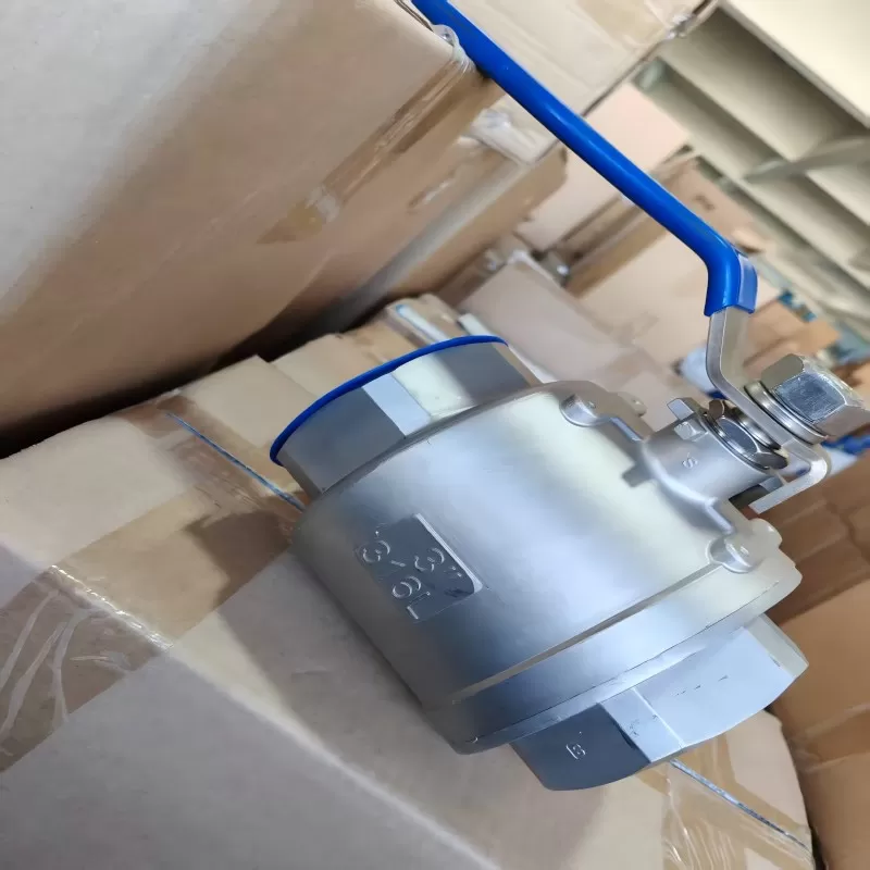 Two-piece ball valve with internal thread,ball valve with internal thread