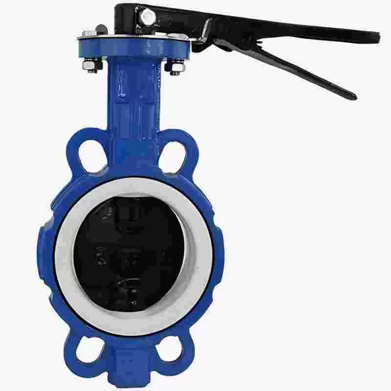 D71F rubber-coated plate PTFE sealed butterfly valve,rubber-coated plate PTFE sealed butterfly valve,PTFE sealed butterfly valve