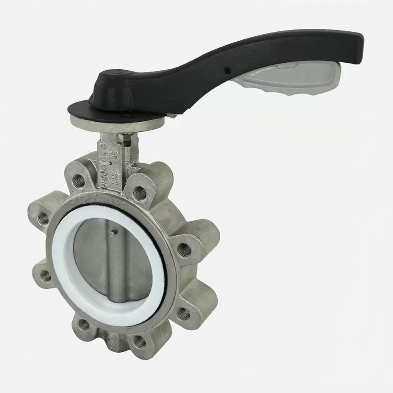 D71F-16P ,lug type PTFE-lined butterfly valve,butterfly valve