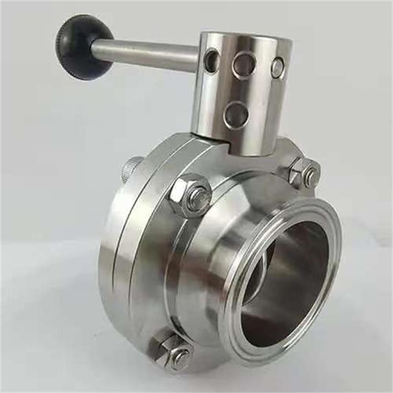 Sanitary quick-installation butterfly valve, Sanitary butterfly valve, Butterfly valve