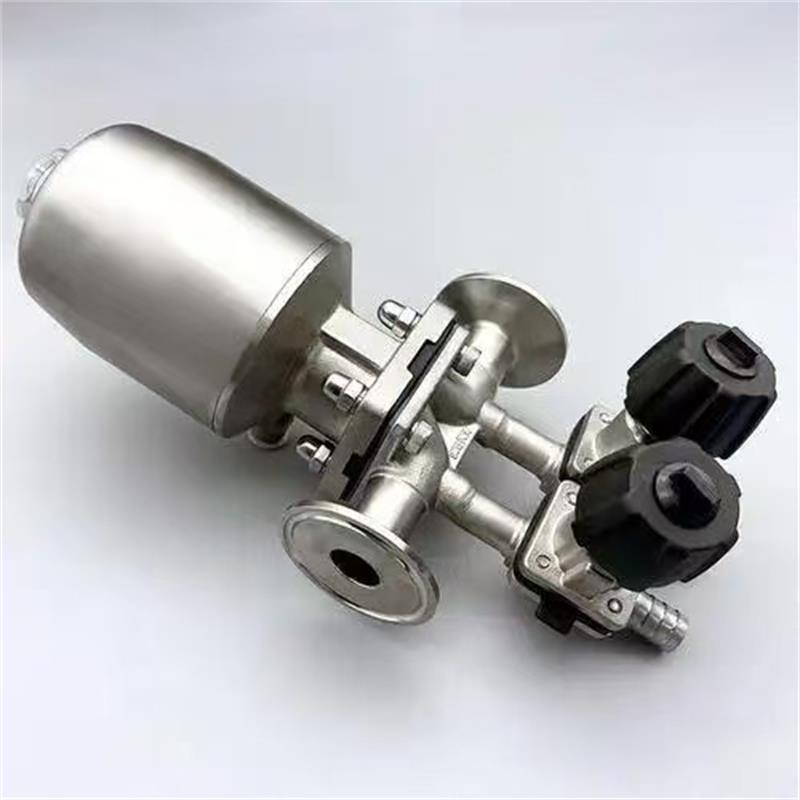 Quick-installation sanitary pneumatic diaphragm valve，Pneumatic diaphragm valve，Diaphragm valve