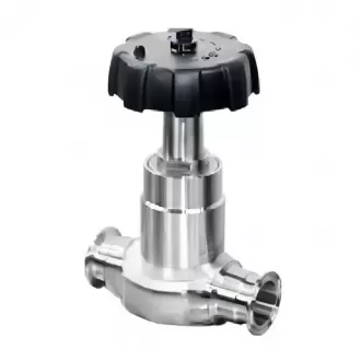 Sanitary manual stop valve, Sanitary stop valve, Stop valve