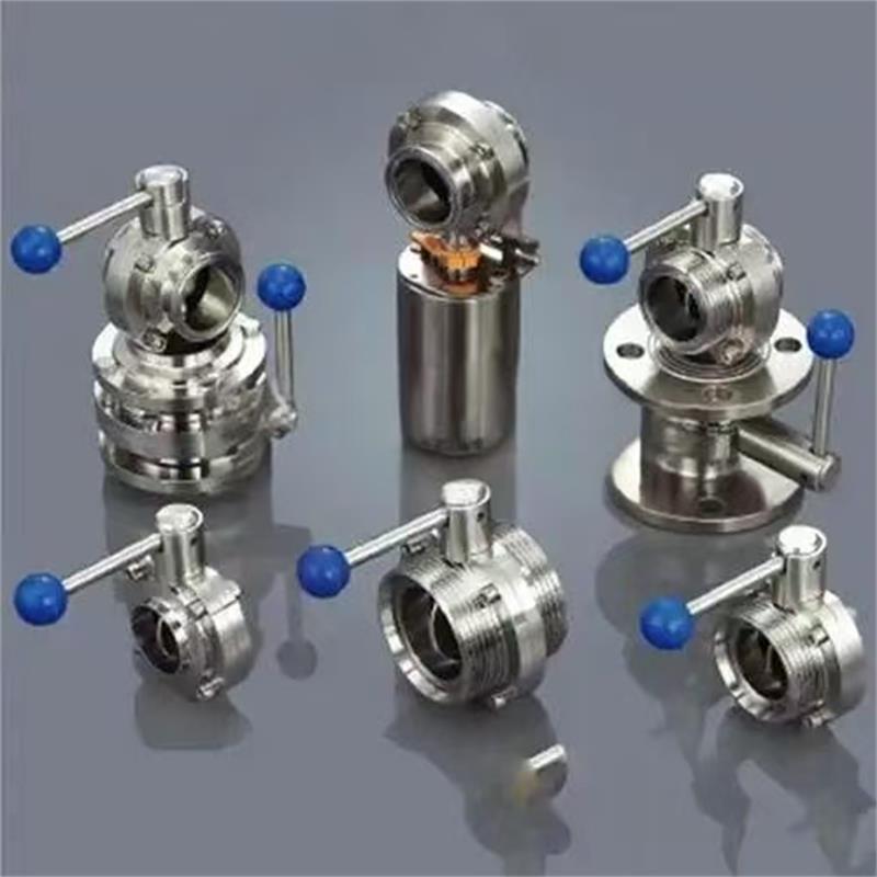 Sanitary grade butterfly ball valve， Sanitary ball valve， Ball valve