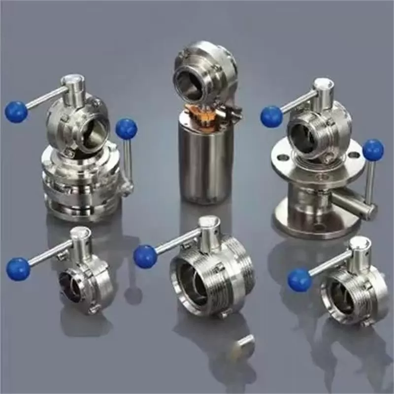 Sanitary grade butterfly ball valve， Sanitary ball valve， Ball valve