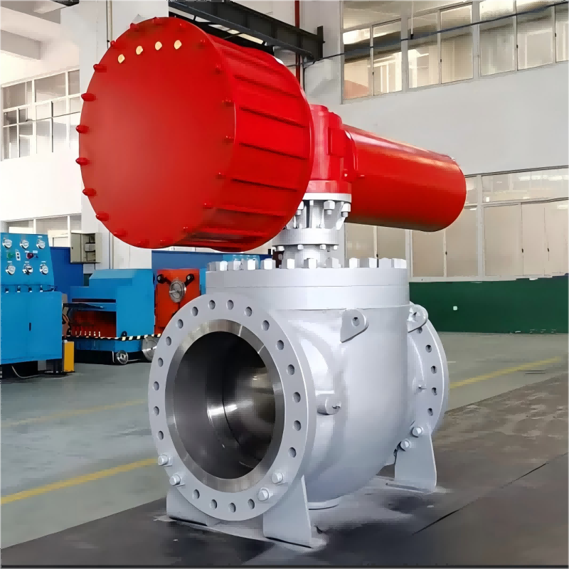 Top-mounted fixed ball valve, fixed ball valve, ball valve