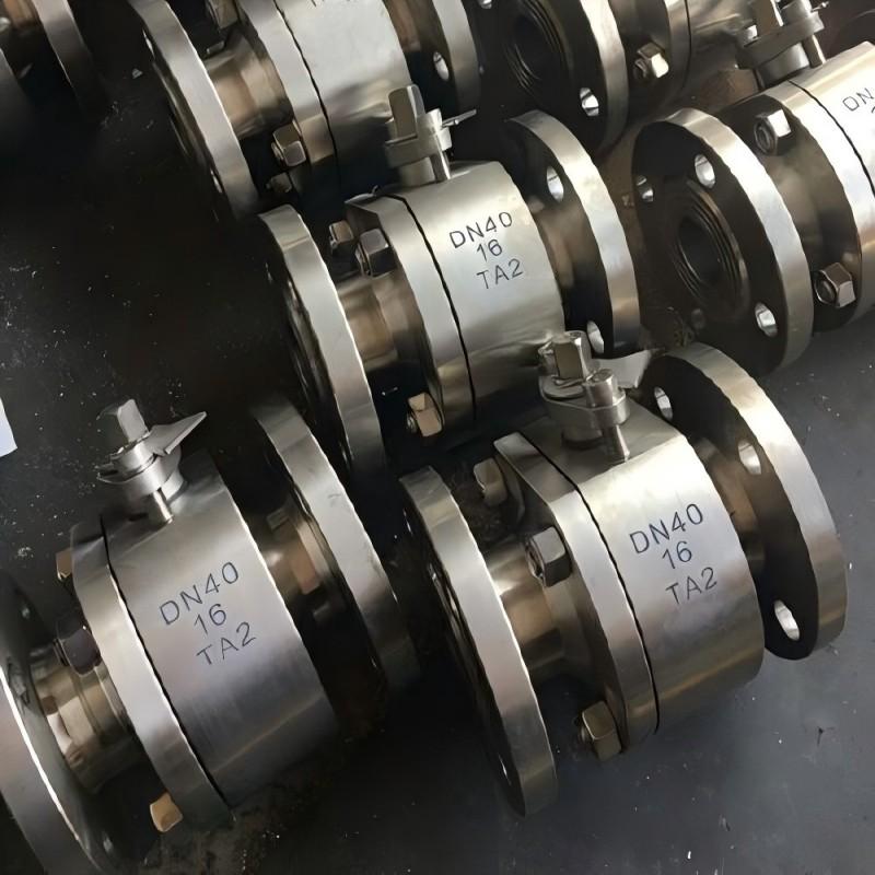 Titanium ball valve, ball valve