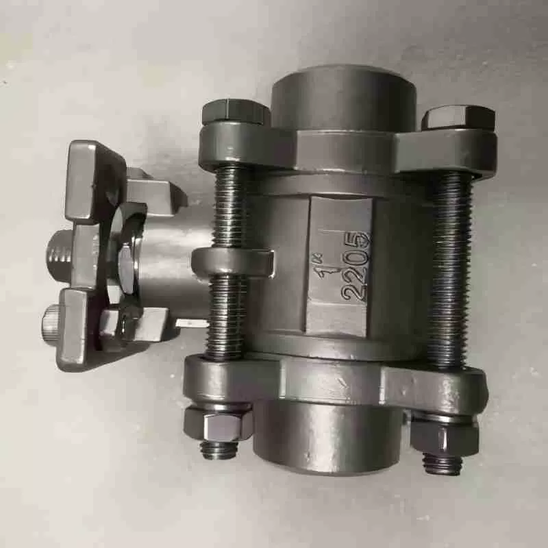 Q611F-2507_2205 Pneumatic threaded Ball Valve - Double-phase steel threaded Ball valve,Ball valve