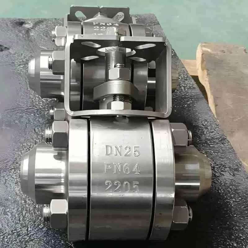 Q61F, Q61N-2205 duplex steel three-piece welded balls,2205 duplex steel three-piece welded balls