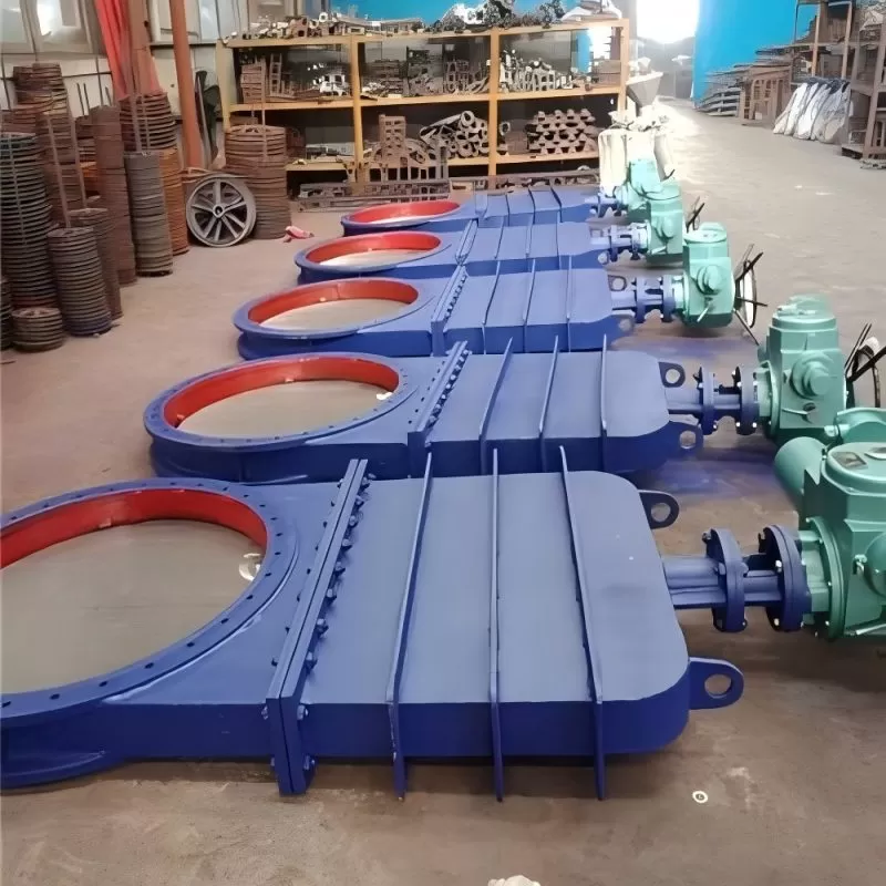 PZ973H- Large-diameter electric concealed stem knife gate valve, Large-diameter electric concealed stem knife gate valve, electric concealed stem knife gate valve, knife gate valve