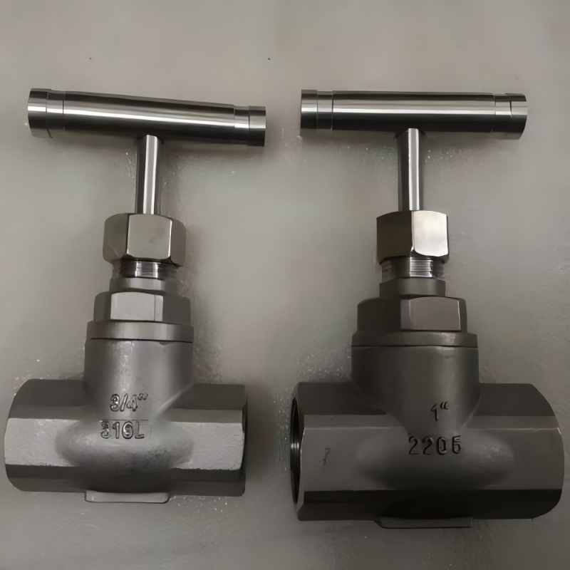 2507_2205 duplex steel threaded stop valve, duplex steel threaded stop valve,stop valve