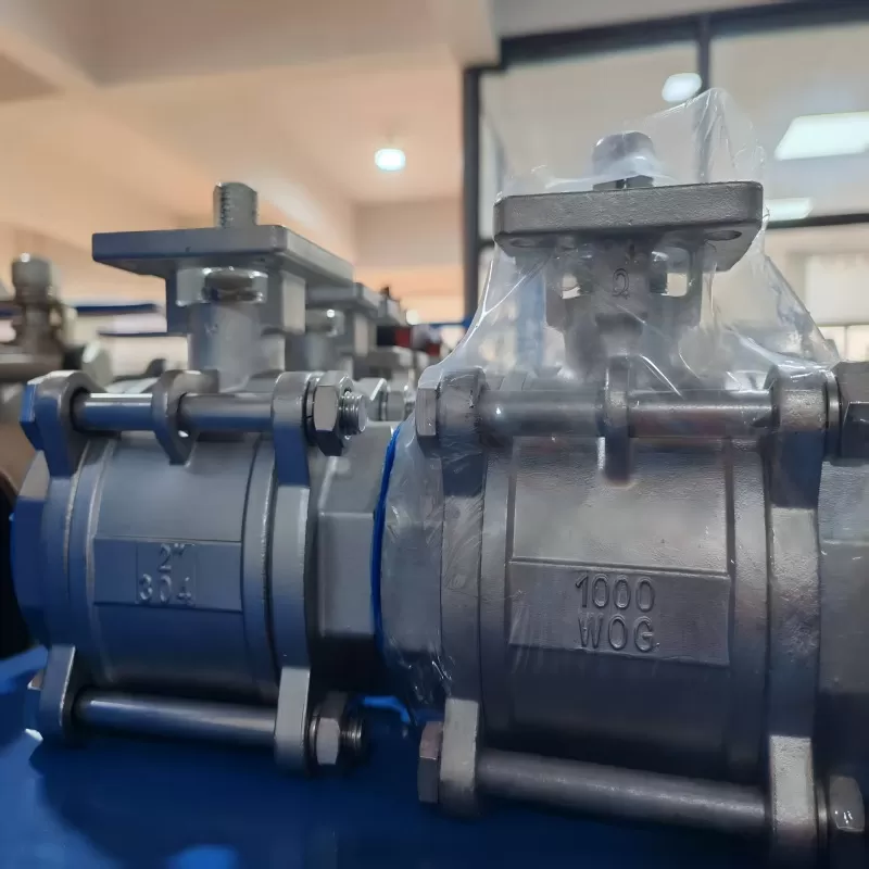 Three-piece high-platform ball valve, high-platform ball valve, ball valve