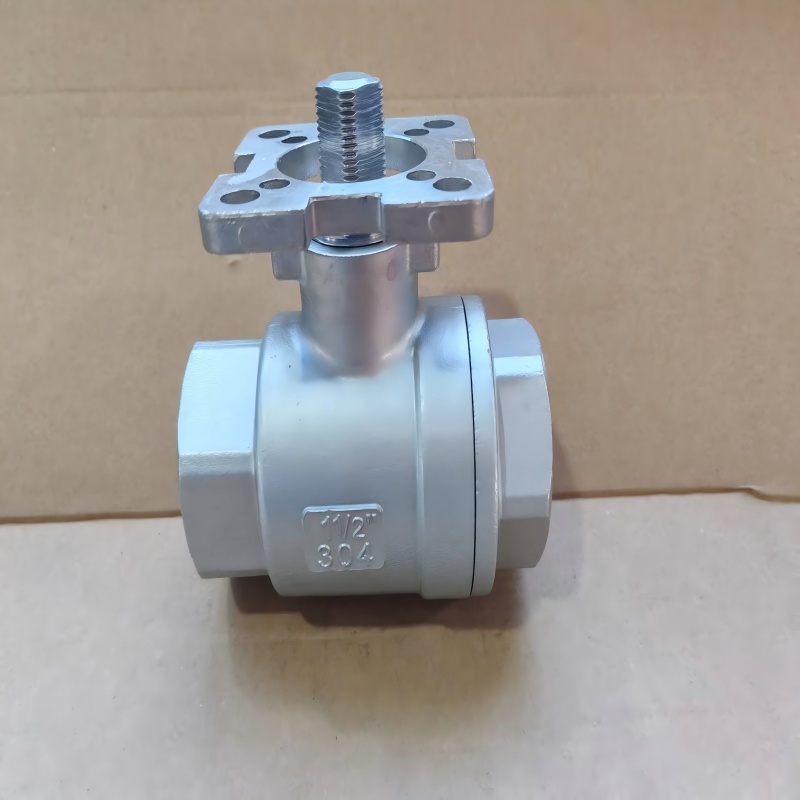 Two-piece high-platform ball valve,high-platform ball valve, ball valve