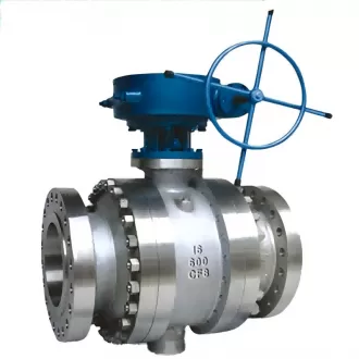 Q347F stainless steel turbine fixed ball valve,stainless steel turbine fixed ball valve, fixed ball valve,ball valve