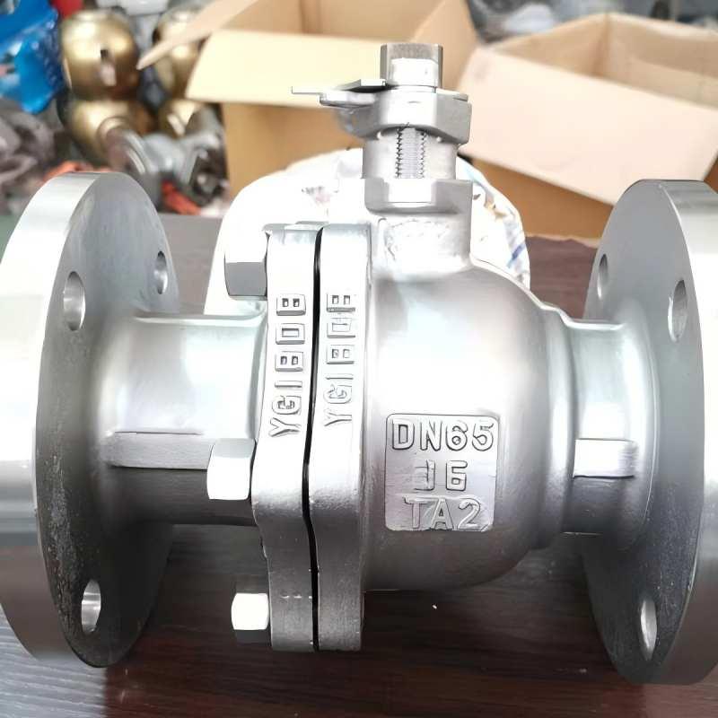 Titanium alloy ball valve, ball valve