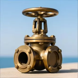 Marine bronze gate valve for marking purposes，Bronze gate valve