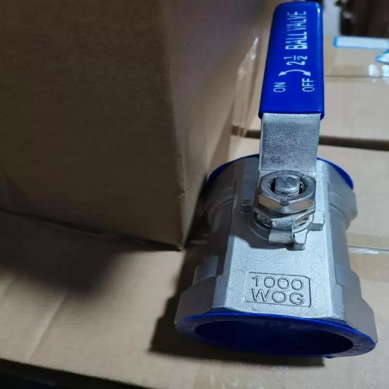 Q11F series one-piece 316L stainless steel /CF8M wire ball valve Q11F-16RL-DN50 PT(ZG)/RC internal thread connection nominal pressure 16bar