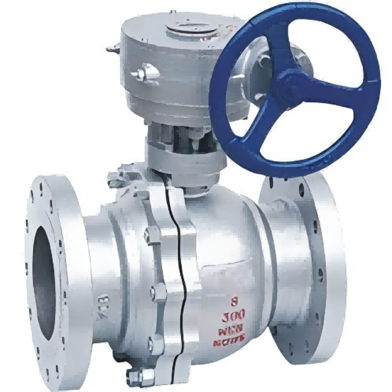 Q341F, Q341Y type PN16~PN40 worm drive ball valve,worm drive ball valve, ball valve