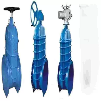 Z545X large diameter soft seal gate valve, soft seal gate valve, large diameter gate valve